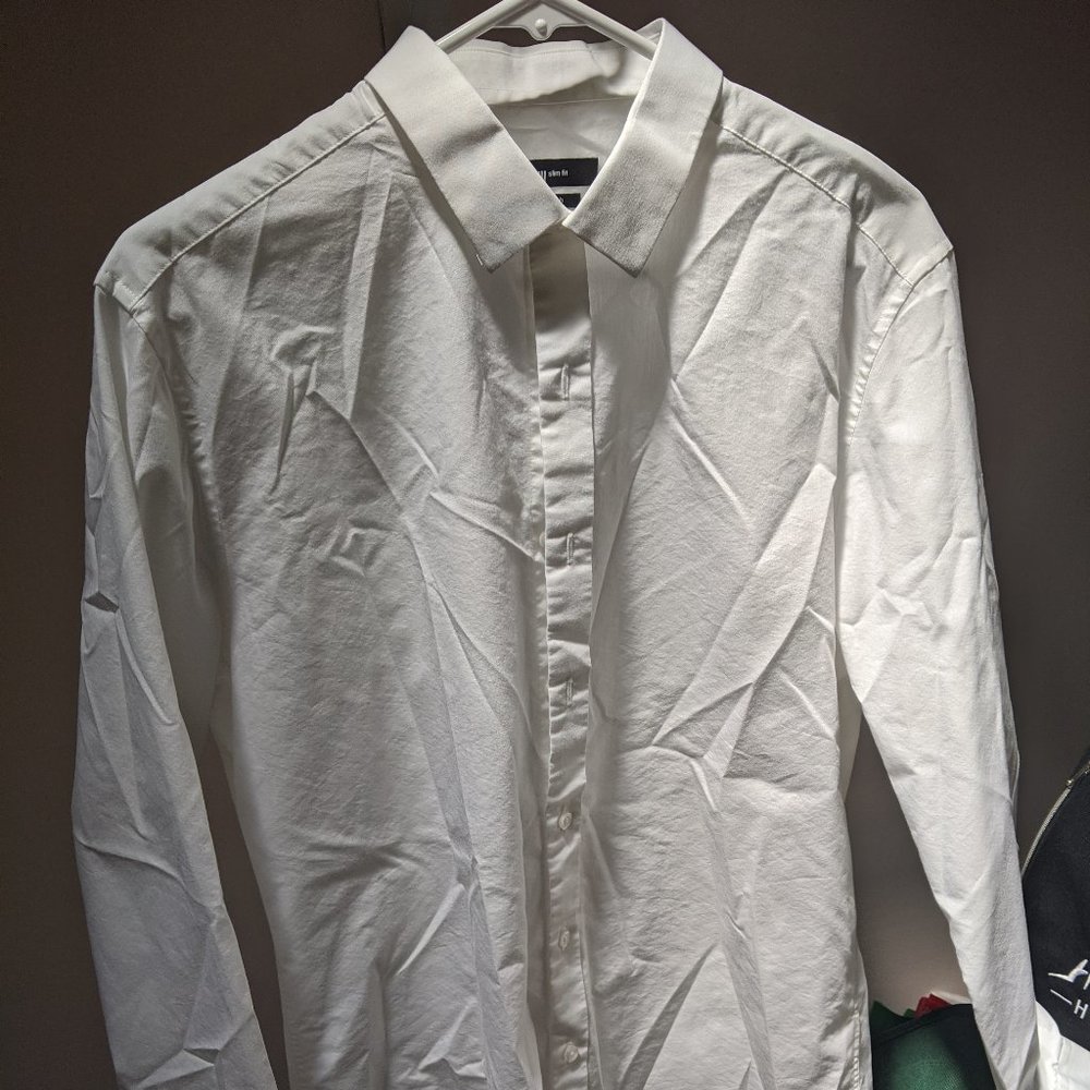 Bar III White Dress Shirt